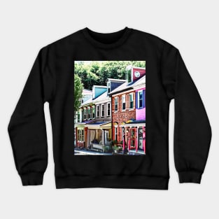 Jim Thorpe PA - Colorful Street Crewneck Sweatshirt